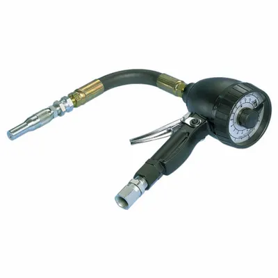 LINCOLN Drum Pump Nozzle: Manual, 4 gpm Max. Flow Rate, 1/2 in NPTF - Analog Metered Manual Dispense Guns