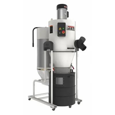 JET 717520 Mobile Cyclone-Style Wood Dust Collector with Cartridge Filter - Mobile Cyclone-Style Wood Dust Collectors with Cartridge Filter