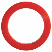 Cam and Groove Gasket: 2 in For Coupling Size, Red, 2 5/8 in Outside Dia, Flat, 0.25 in Thick, 5 PK (MPN ZUSA-CAM-SMD-2)