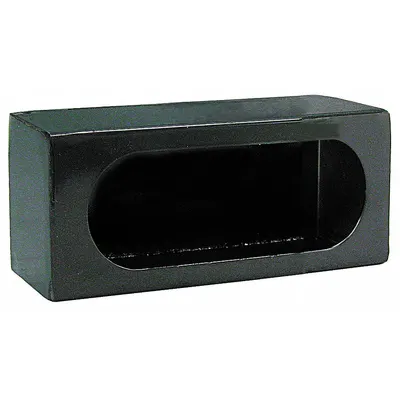 BUYERS PRODUCTS Light Box: Light Box, Black, Steel, 8 in Lg, 3 in Ht - Vehicle Light Mounts & Brackets