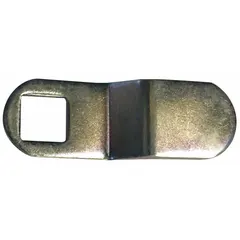 Replacement cam for security equipment applications. Used in locking mechanisms to engage or disengage the locking bolt. Constructed for compatibility with standard security equipment parts.
