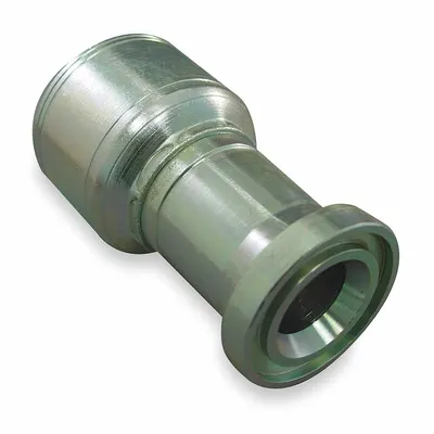 AEROQUIP Crimpable Straight Hydraulic Flange Fitting, 1 in Flange Size - Crimpable Straight, Hydraulic Flange Fittings
