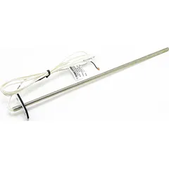 Duct temperature sensor for HVAC systems, used to measure air temperature inside ductwork. Provides temperature feedback for building automation, energy management, and zone control applications in commercial and industrial facilities.