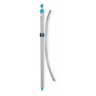 Dayton Hand Pump: Piston Action, Pump with Hose, PVC Housing, 22 oz per stroke - Down-Stroke Drum Pumps