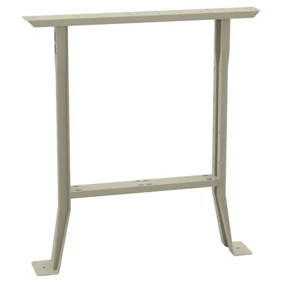 TENNSCO Flared Leg: Fixed Ht, Flared Leg, 3 1/2 in Overall Wd, 30 in Overall Dp - Tennsco Workbench Legs