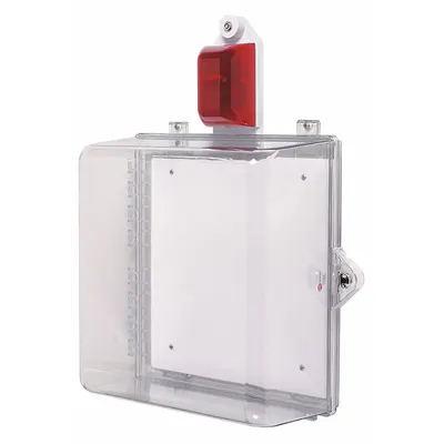 SAFETY TECHNOLOGY INTERNATIONAL STI-7535 Clear Polycarbonate Wall Fixture Guard - Covers for Alarms & Wall Fixtures