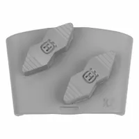 HUSQVARNA Grinding Tool: Extra Hard, 30 Grit, Gray, 2 Segments, Clockwise/Counterclockwise, Rhombus (MPN ELITE-GRIND EZ X30 DS)