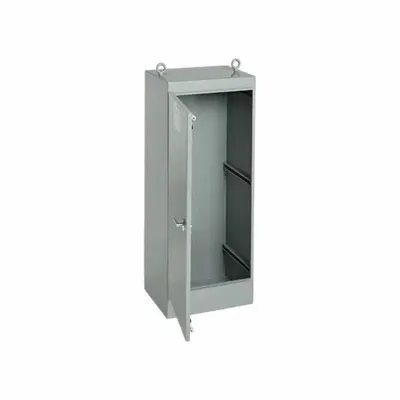 HOFFMAN Enclosure: Steel, 72 in x 36 in x 24 in, NEMA 12, Solid Cover, Hinged - Steel Dust-Tight Enclosures