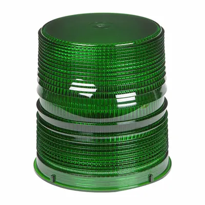GROTE Replacement Lens: Round, Beacon Light, 6 in Ht - Vehicle Lighting, Polycarbonate - Round Replacement Lenses