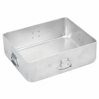 VOLLRATH Roasting Pan with Drop Handles: Roasting Pan with Drop Handles Pan, Aluminum, Uncoated (MPN 68391)