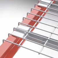 NASHVILLE WIRE Pallet Rack Decking: 58 in x 36 in, Waterfall, Flared Wire Decking, 6 ga Decking (MPN D3658AA3A2)