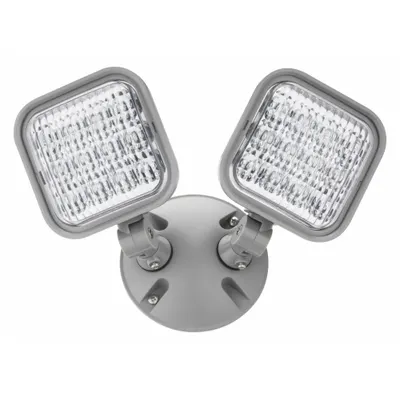 LITHONIA LIGHTING Remote Head: LED, Plastic, Ceiling/Wall, 2 W Lamp Watt, 2 Lamps, 3.6 V - Plastic Wet Location Remote Heads