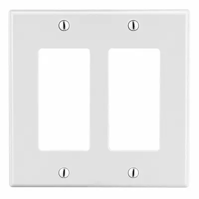 HUBBELL PJ262W Decorator-Rocker Wall Plate - General Purpose Wall Plates