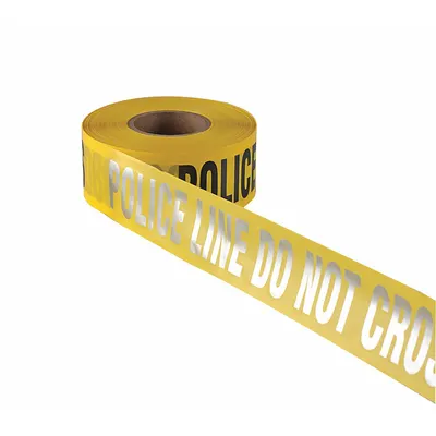 OEM APPROVED VENDOR Police Line Do Not Cross Barrier Tape - First Responder Messaging Barrier Tape