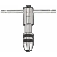 GENERAL Tap Wrench: T Handle, Ratcheting Sliding, #0 to 1/4" Tap Capacity (MPN 161R)