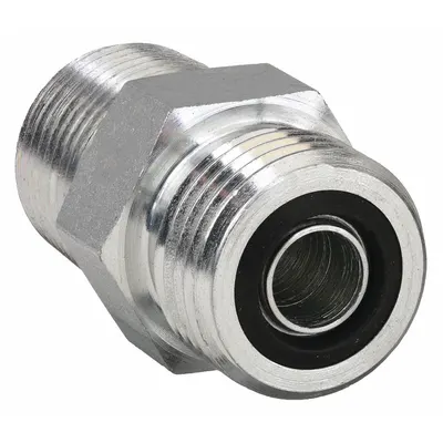 PARKER 6-8 FLO-S Seal-Lok O-Ring Face Seal Steel Compression Fitting Adapter - O-Ring Face Seal Steel Compression Fittings