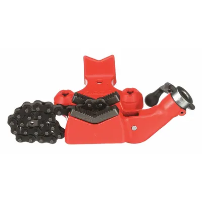 RIDGID Bench Chain Vise: 0.13 in – 4 in Pipe Size Range, 4 in Max Ht, 4 in Min Ht - Bench Chain Vises