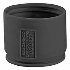 Protective boot designed for non-NEMA locking connectors. Shields electrical connections from dust, moisture, and physical damage in industrial environments such as manufacturing plants and data centers.