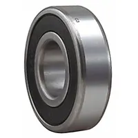 SKF Radial Ball Bearing: 6017, Dbl Sealed, Contact Seal, 85 mm Bore, 130 mm OD, 22 mm Wd (MPN 6017 2RS JEM)