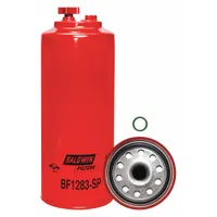 BALDWIN FILTERS Fuel Filter: Spin-On, 4 5/16 in Outside Dia, 1"-14 Thread Size, Diesel Fuel, Diesel (MPN BF1283-SP)