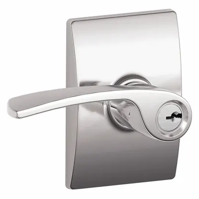 SCHLAGE F51A MNH 625 CEN Office Lever Lockset, Chrome - Office Lever Locksets