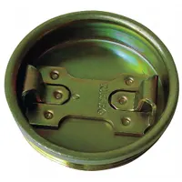APPROVED VENDOR Drum Plug: NPT, Non-Locking, Steel, Zinc Plated, Poly Gasket, 2 in Outside Dia, 10 (MPN GTS20ZP)
