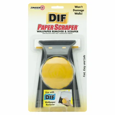 ZINSSER Wallpaper Remover and Scraper: Paper Scraper, 6 in Lg, 11 in Wd - Wallpaper Scrapers & Refill Blades