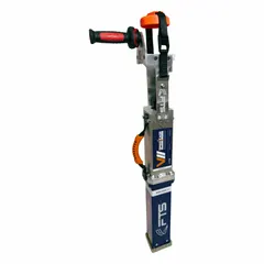 This attachment-only tool is designed for use with a 1/2 in impact wrench to extract railroad spikes from ties. It features a 1/2 in drive size and delivers a 3-second pull time for efficient removal during track maintenance or replacement.