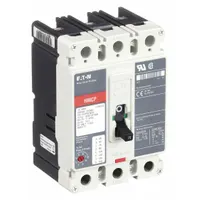 EATON HMCP015E0C is a 15 A motor circuit protector from the HMCP series. It has a 250A/J frame size, a maximum AIR rating of 65kA at 600V AC, fixed instantaneous trip, ABC phase connection, and line/load lug terminals. Suitable for protecting motor circuits in industrial applications such as conveyors, pumps, and compressors