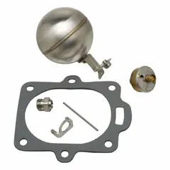 This repair kit provides replacement components for servicing float and thermostatic steam traps. Compatible with MEPCO series and Dunham-Bush models 40-715 and 44-715G. Used to restore proper condensate drainage and steam conservation in industrial steam systems.