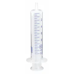 Sterile, single-use 10 mL Luer Slip syringe with polypropylene barrel and tip, and HDPE plunger. Individually packaged. Compatible with sharp, tri-bevel needles (not included). For precise fluid measurement and delivery in medical and laboratory settings.