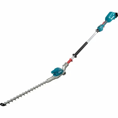 MAKITA Battery-Powered Hedge Trimmer: LXT Platform, 3/8 in Cutting Wd, 20 in Blade Lg - Battery-Powered Extended-Reach Hedge Trimmers
