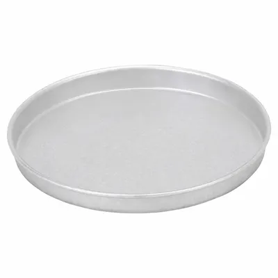 CHICAGO METALLIC 14 in Round Cake Pan, Aluminized Steel, Uncoated, Closed Bead - Cake Pans