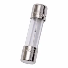 Time-delay cylindrical fuse rated 31 mA, 250 V AC, with a physical size of 5.1 mm x 20.1 mm. Designed for overcurrent protection in industrial equipment, control circuits, and instrumentation where a slow-blow characteristic prevents nuisance tripping during inrush currents.