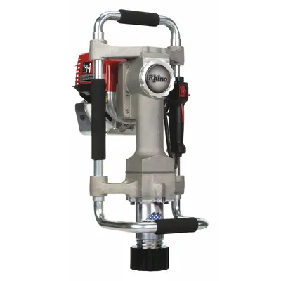 RHINO TOOL Gas-Powered Post Driver: 1/2 in Min Drive Rod or Stake Dia - Gas-Powered Post Drivers