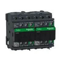 SCHNEIDER IEC Magnetic Contactor: Reversing, 3 Poles, 3NO Contacts, 9 A, 24V AC/48V AC Coil (MPN LC2D09BNE)