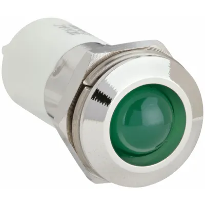 OEM Raised Panel Light: 16 mm Panel Mounting Hole Dia - LED Indicator Pilot Lights
