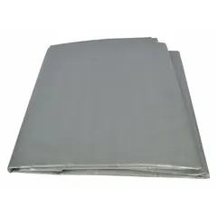 Polyethylene Sidewall for Canopy, 96 in H x 120 in W, Gray