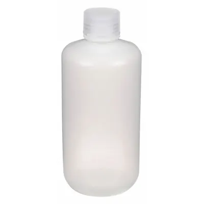 OEM Storage Bottle: HDPE - HDPE Narrow Mouth Round Lab Bottles