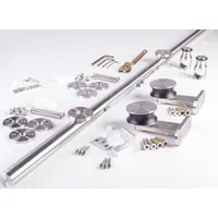 NATIONAL GUARD Track Kit: 78 3/4 in Lg, 2 1/8 in Wd, 4 3/8 in Ht, 220 lb Max Wt, Top (MPN SLSS1-6-SC)