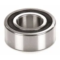 Double-row angular contact ball bearing with 1.181-inch angle, designed as a replacement part for HOBART D330 food mixers. Used in commercial kitchen equipment to support rotating shafts under combined radial and axial loads