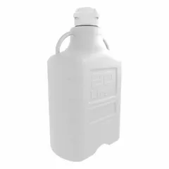 APPROVED VENDOR 26.5 L Dual-Handle Rectangular Plastic Carboy with 83 mm Screw Cap