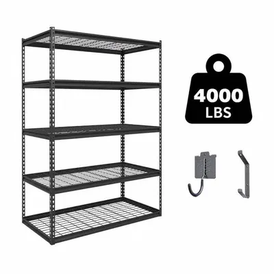 OEM Medium-Duty Wire Decking Boltless Shelving, 48 in x 24 in, Open