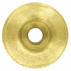 Steel replacement cutter wheel designed for cutting aluminum, copper, and steel pipe, tubing, and conduit. Compatible with No. RW122 cutters. Single wheel for maintenance and repair tasks.