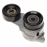 The GATES 38332 is a light-duty self-adjusting belt tensioner with two steel pulleys, each 3 inches in outside diameter. It automatically maintains proper tension in vehicle accessory belt drives, reducing belt slip, noise, and wear. Suitable for light-duty automotive applications