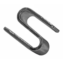 This S-hook connector is used to join wire shelving units securely. Made of stainless steel with a silver finish, it provides corrosion resistance for long-term use in storage applications.