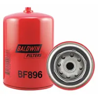 BALDWIN FILTERS Fuel Filter: Spin-On, 3 11/16 in Outside Dia, 13/16"-18 Thread Size, Cellulose (MPN BF896)