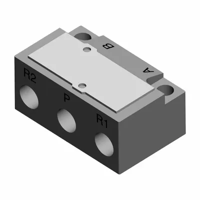 SMC Solenoid Air Control Valve: Five-Way / Two-Position, SYJ7000, Single Solenoid - SMC SYJ Series Directional Control Valves