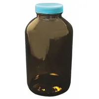 APPROVED VENDOR Sampling Bottle: 30 mL, 28-400 mm, Amber, 24 Bottles, 38 mm Body Dia