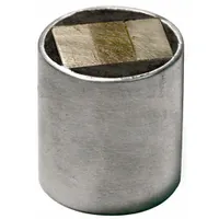 MAG-MATE Rare Earth Magnet: Neodymium, 2 in Outside Dia, 3/8-16" Tap Size, 2.437 in Thick, Encased (MPN NT2000)